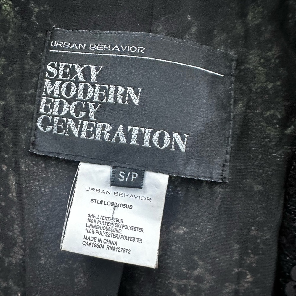 Urban Behavior Matte Sequin Jacket - image 2